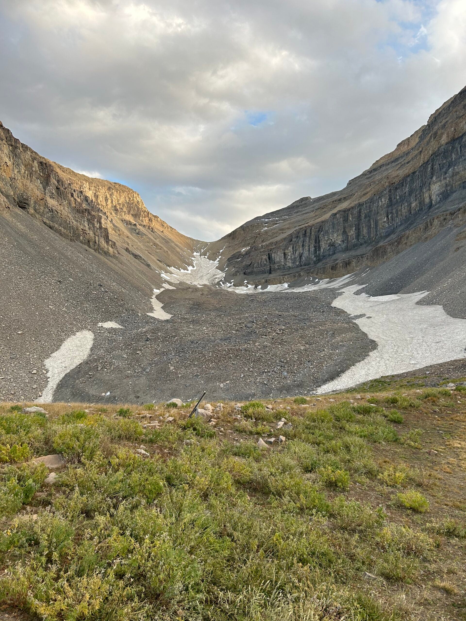 Mt. Timpanogos rock glacier.