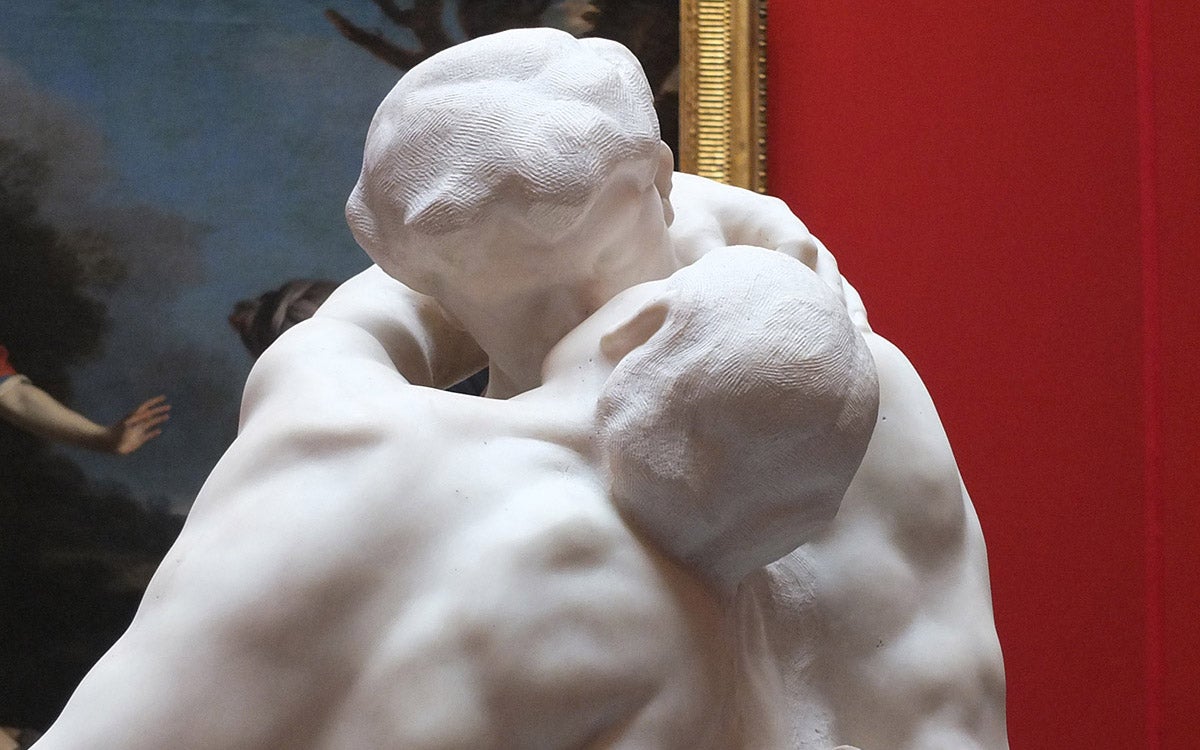 Auguste Rodin’s “The Kiss” is one of the most memorable depictions of a kiss in art. A KU professor has published a study tracing the legal history of the kiss.