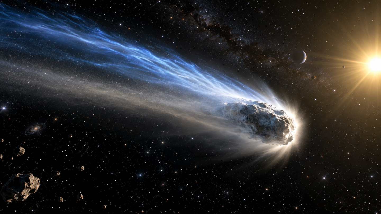 Nitrogen in 3I/ATLAS suggests the interstellar comet formed at roughly 30 kelvins or below in the icy outskirts of another star system.
