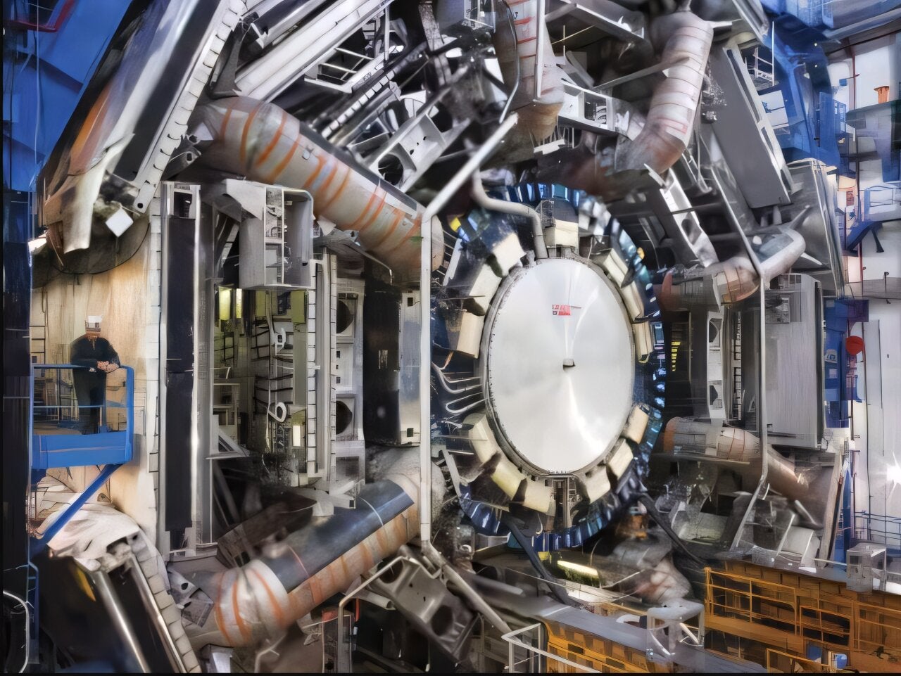 The ATLAS detector at CERN.