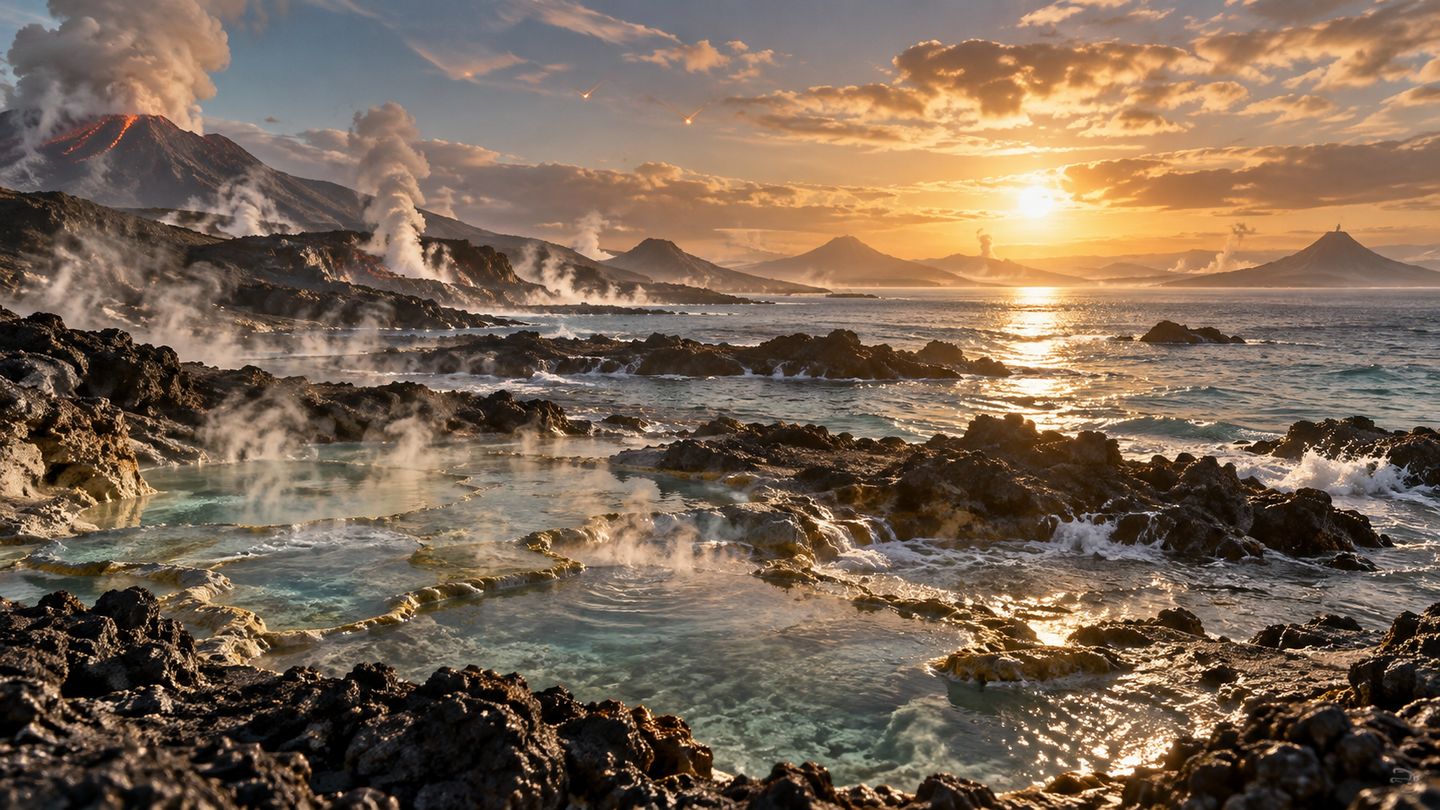 Models suggest stable environments for prebiotic chemistry emerged around 4.33 billion years ago as devastating impacts declined.