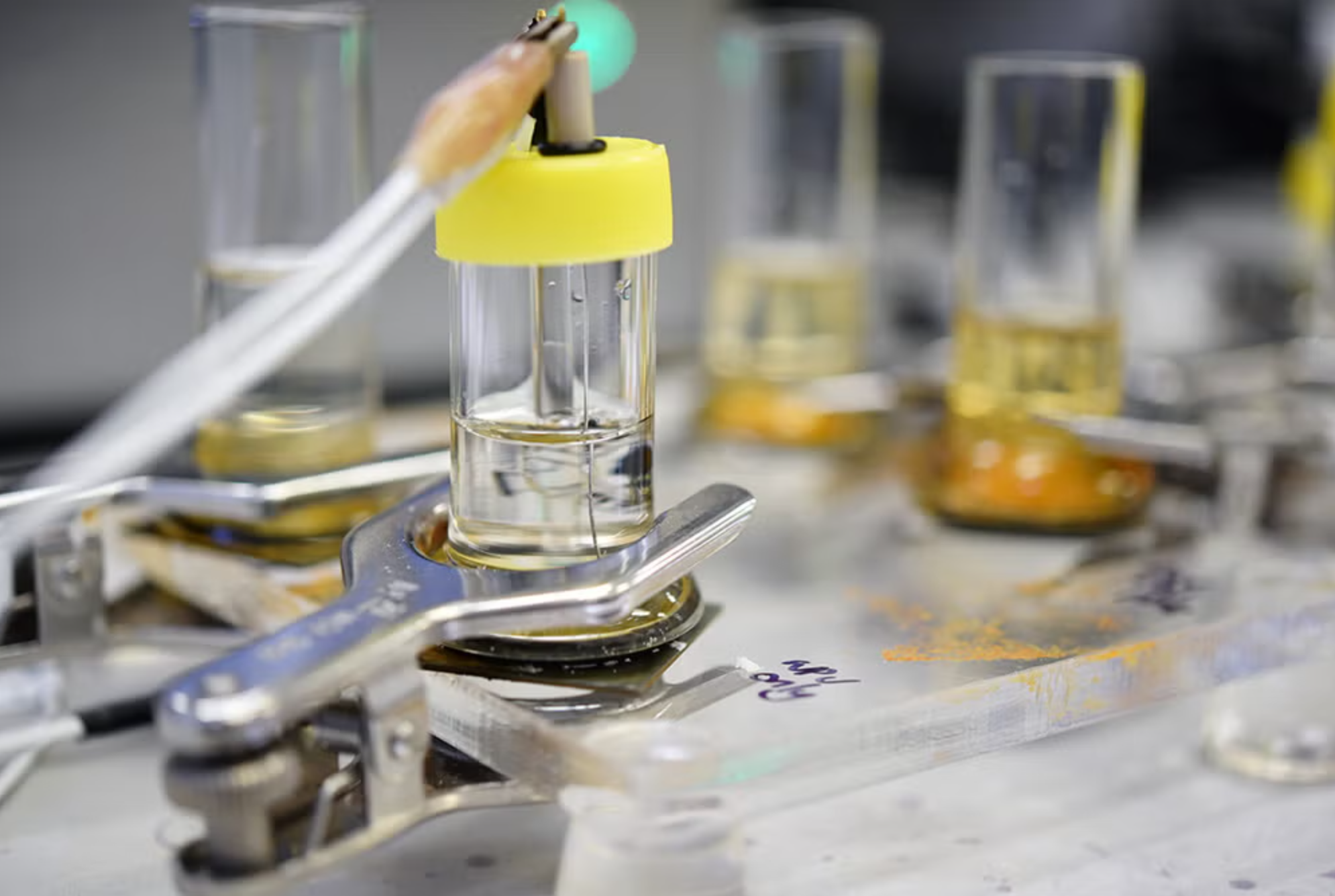 Electrochemical testing indicates Dr Nugraha’s self-healing coating can restrict corrosion to 37 nanometers per year,