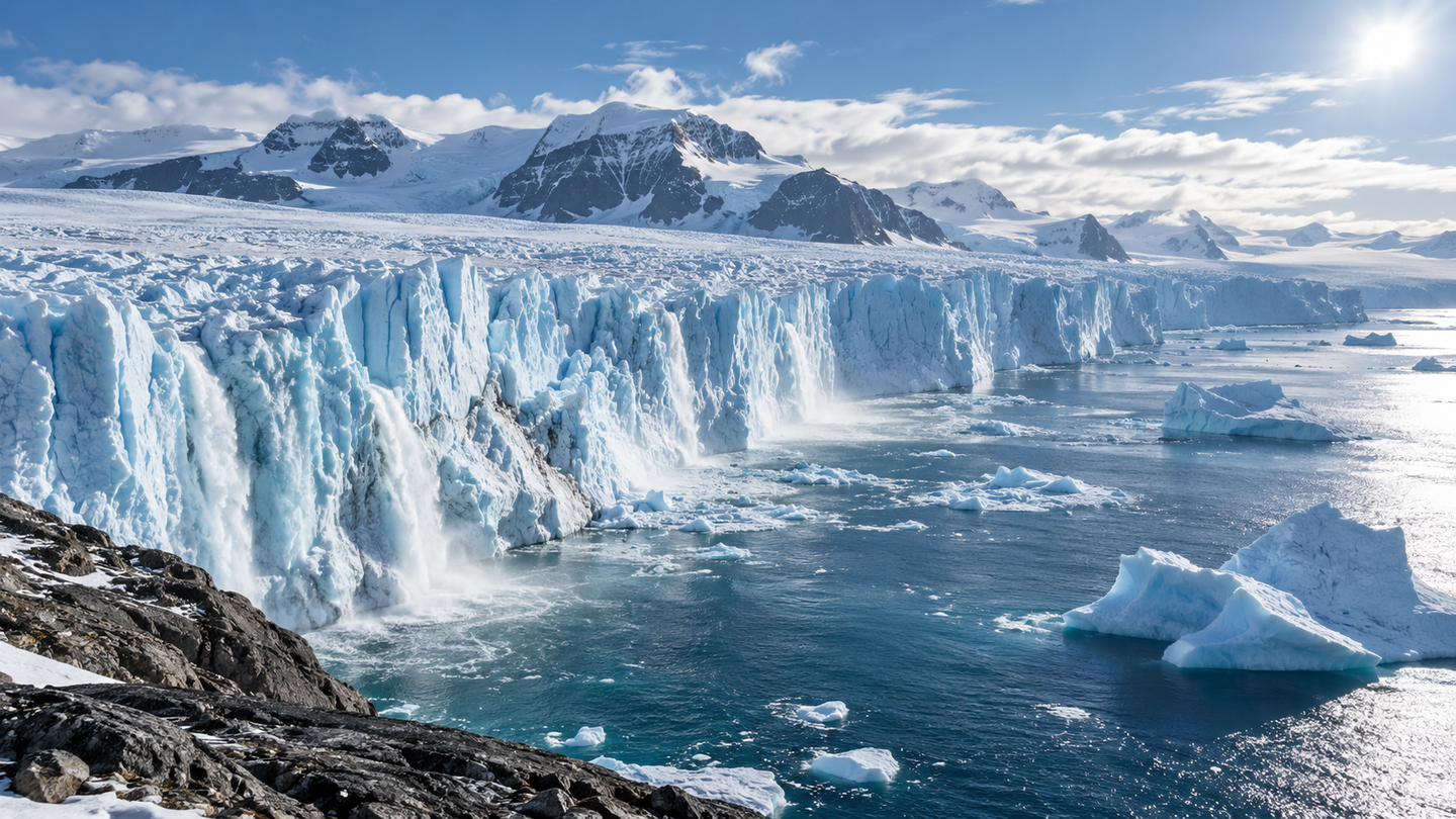 Greenland and Antarctica have lost 11.3 trillion metric tons of ice since 1979, adding about 3.1 centimeters to global seas.