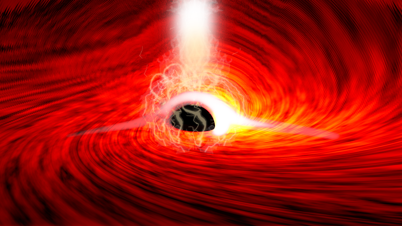 Astronomers confirm Einstein’s gravity by viewing light from behind a supermassive black hole