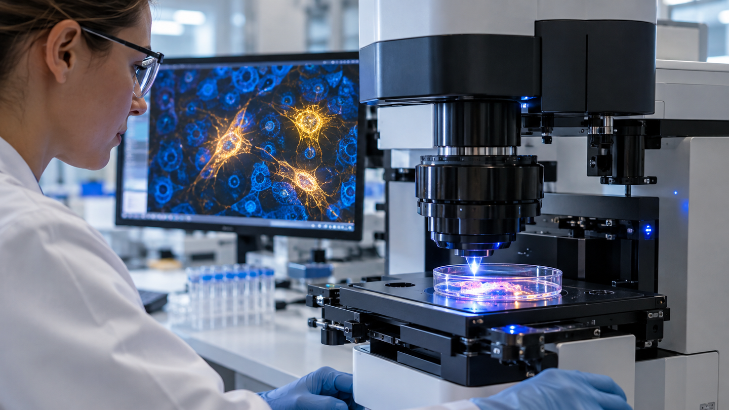MIT researchers use Raman microscopy and gene data to identify biochemical barcodes of senescent cells without destroying tissue.