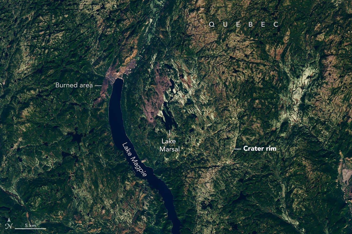 A camper’s map search led scientists to a likely 25-kilometer impact crater in Quebec, with evidence pointing to a 390-million-year-old strike.