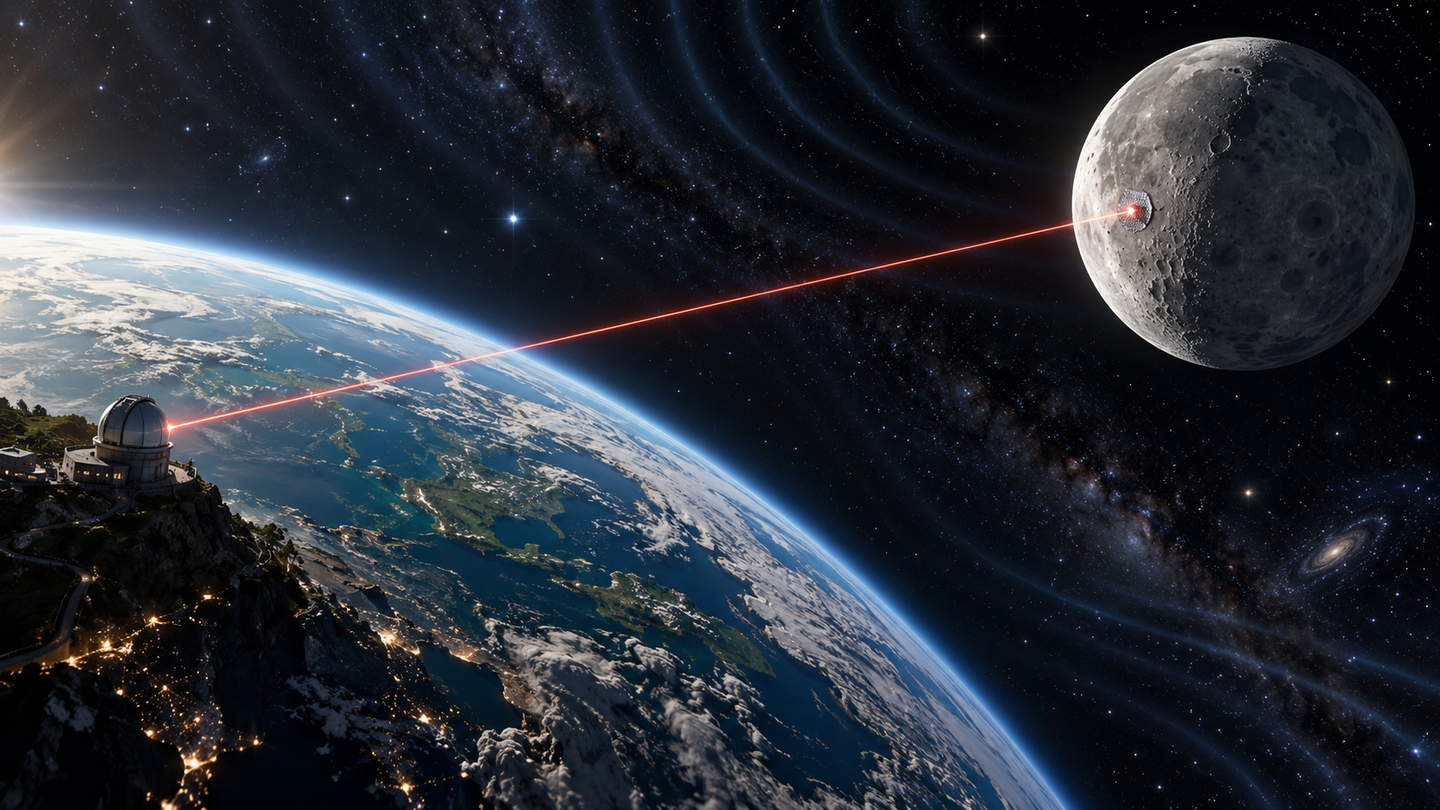 Tiny changes in the Moon’s orbit could reveal gravitational waves in a frequency range that existing observatories struggle to detect.
