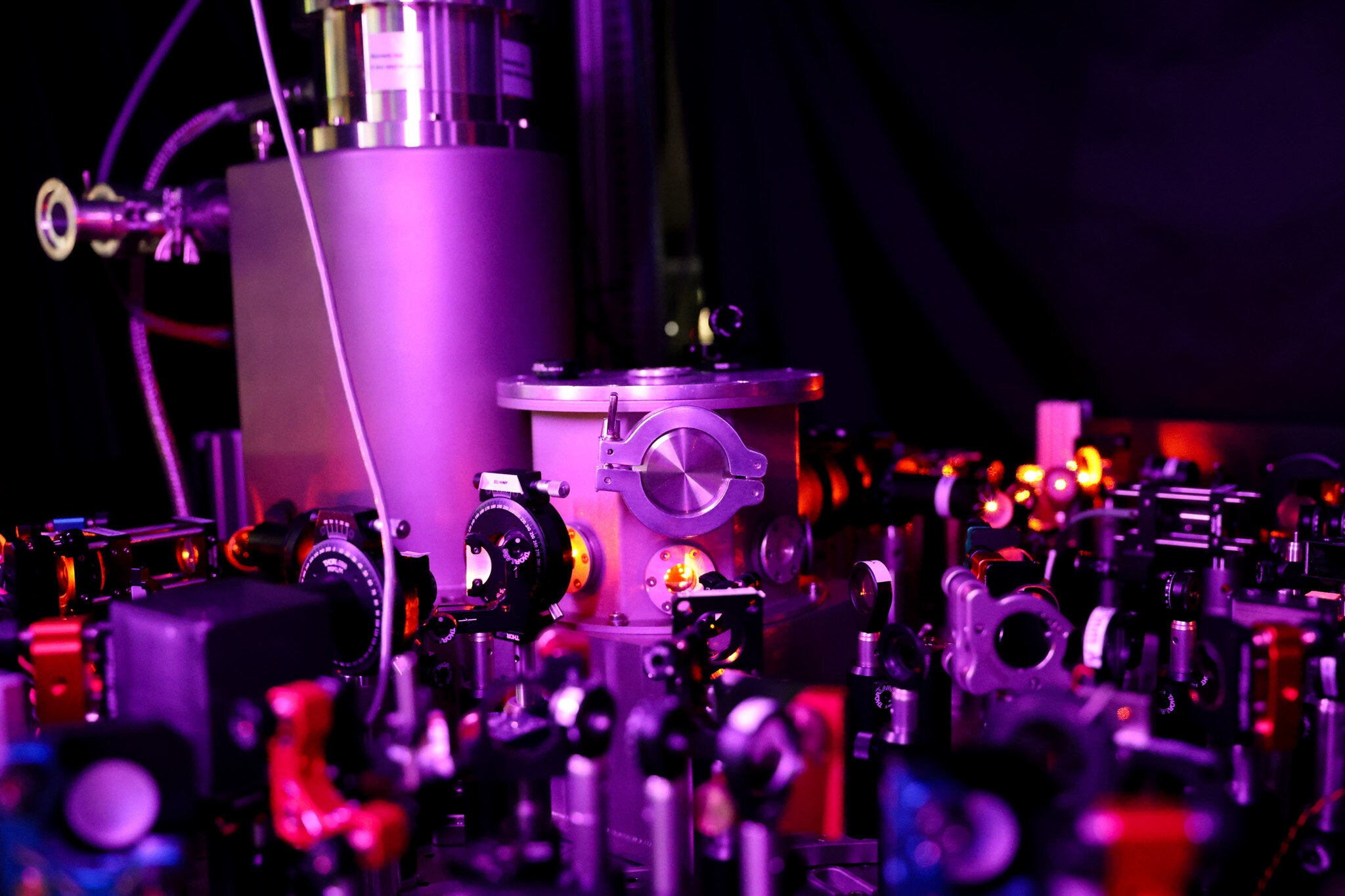 Image of the experimental set-up.