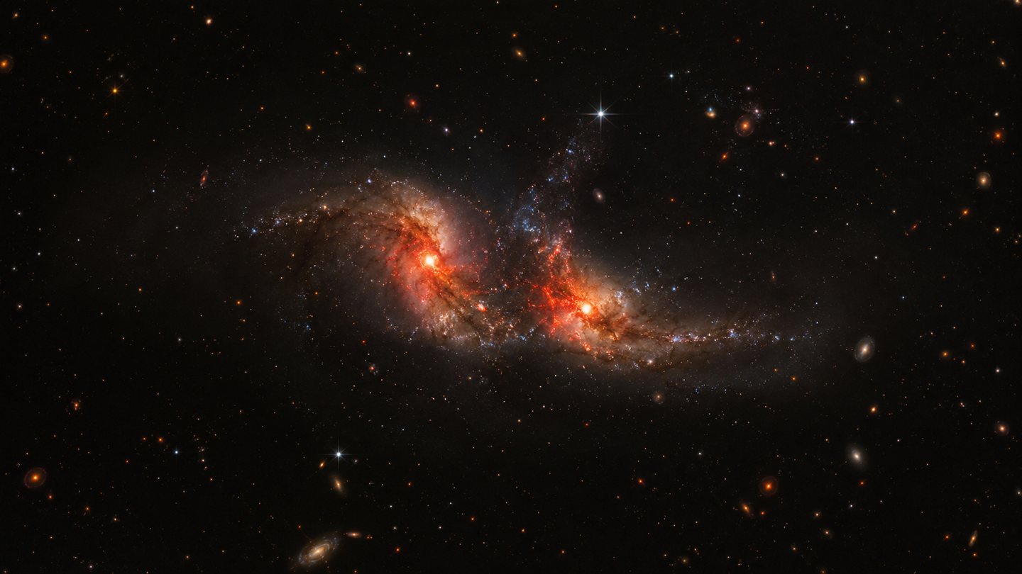 JWST found four candidate pairs of little red dots that may reveal how rapidly growing black holes merged in the early universe.
