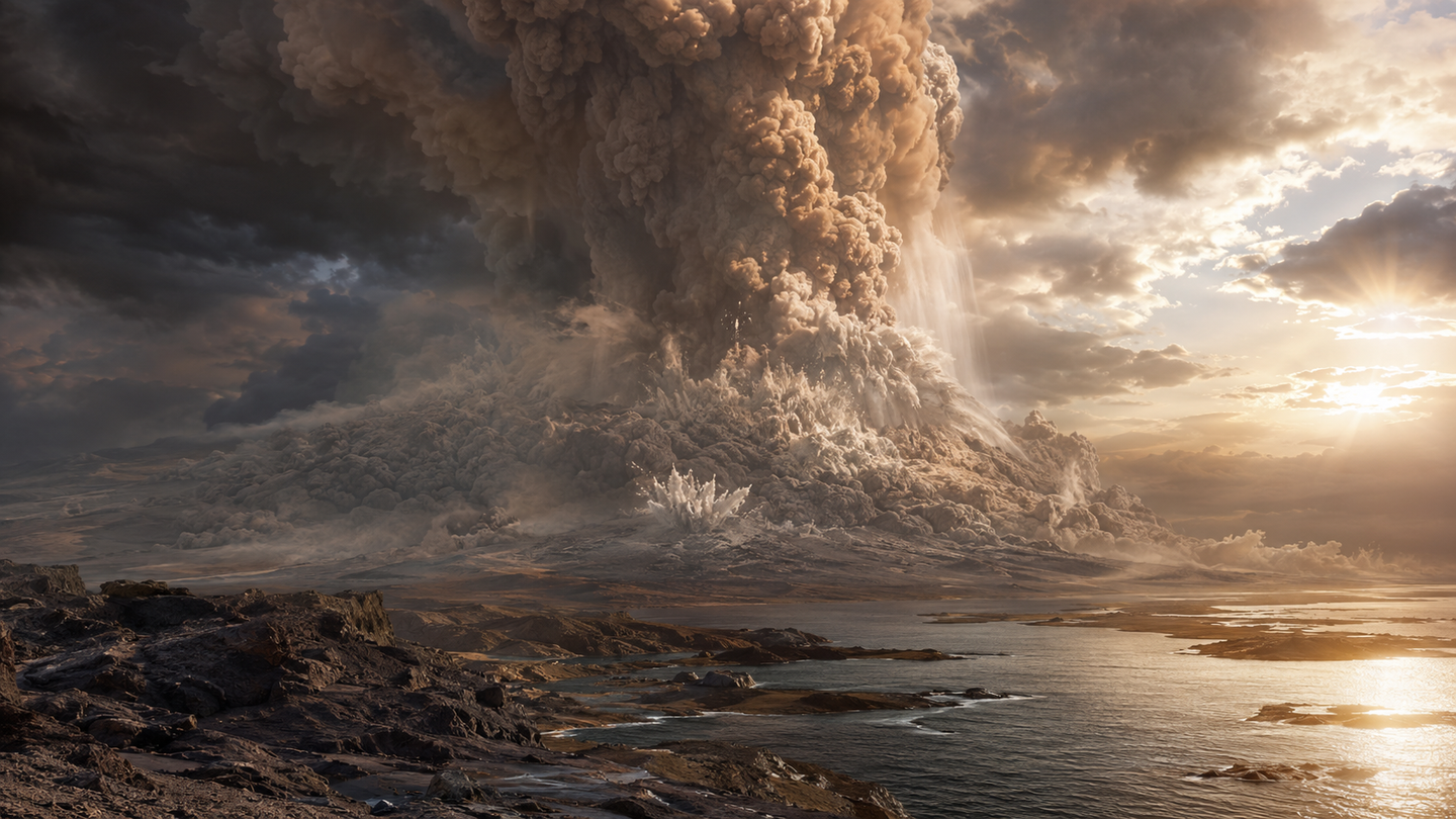 A buried Wash volcanic complex may be the source of Kinnekulle ash spread across northern Europe 454 million years ago.