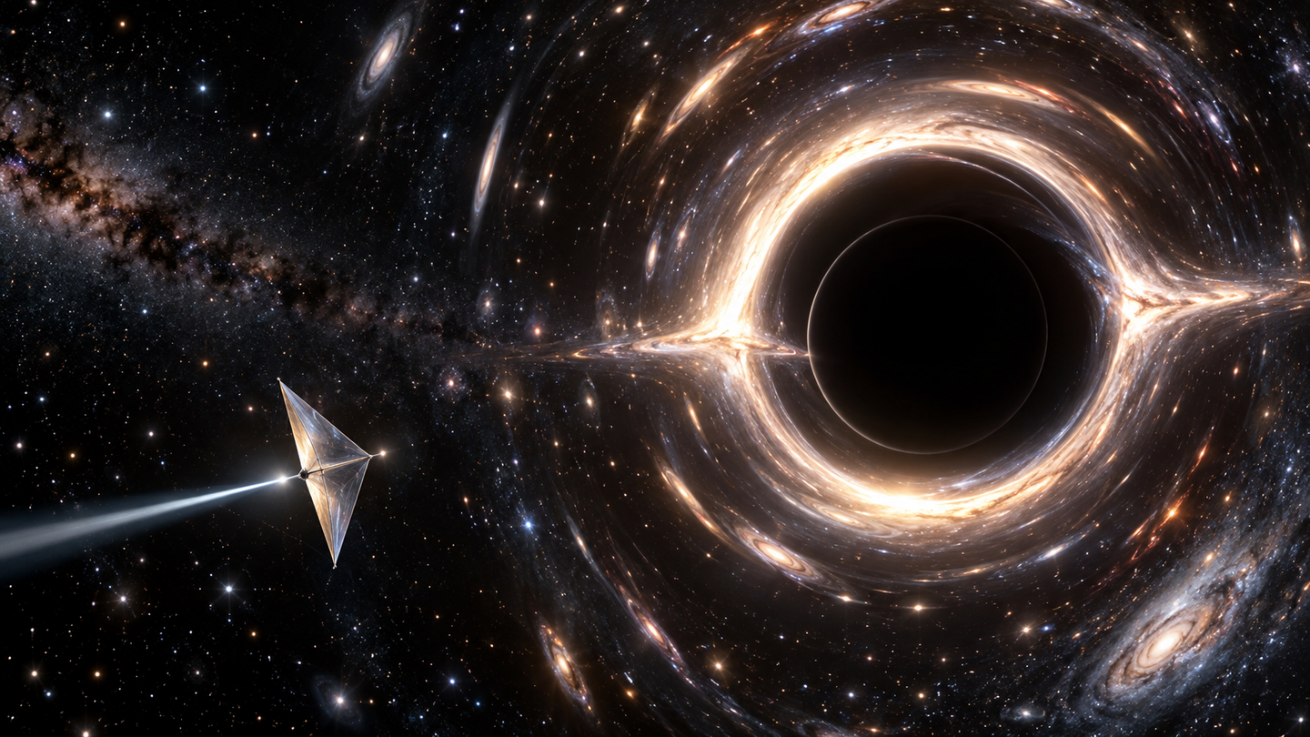 A physicist outlines how laser-driven nanocraft could someday reach a nearby black hole and test gravity directly.