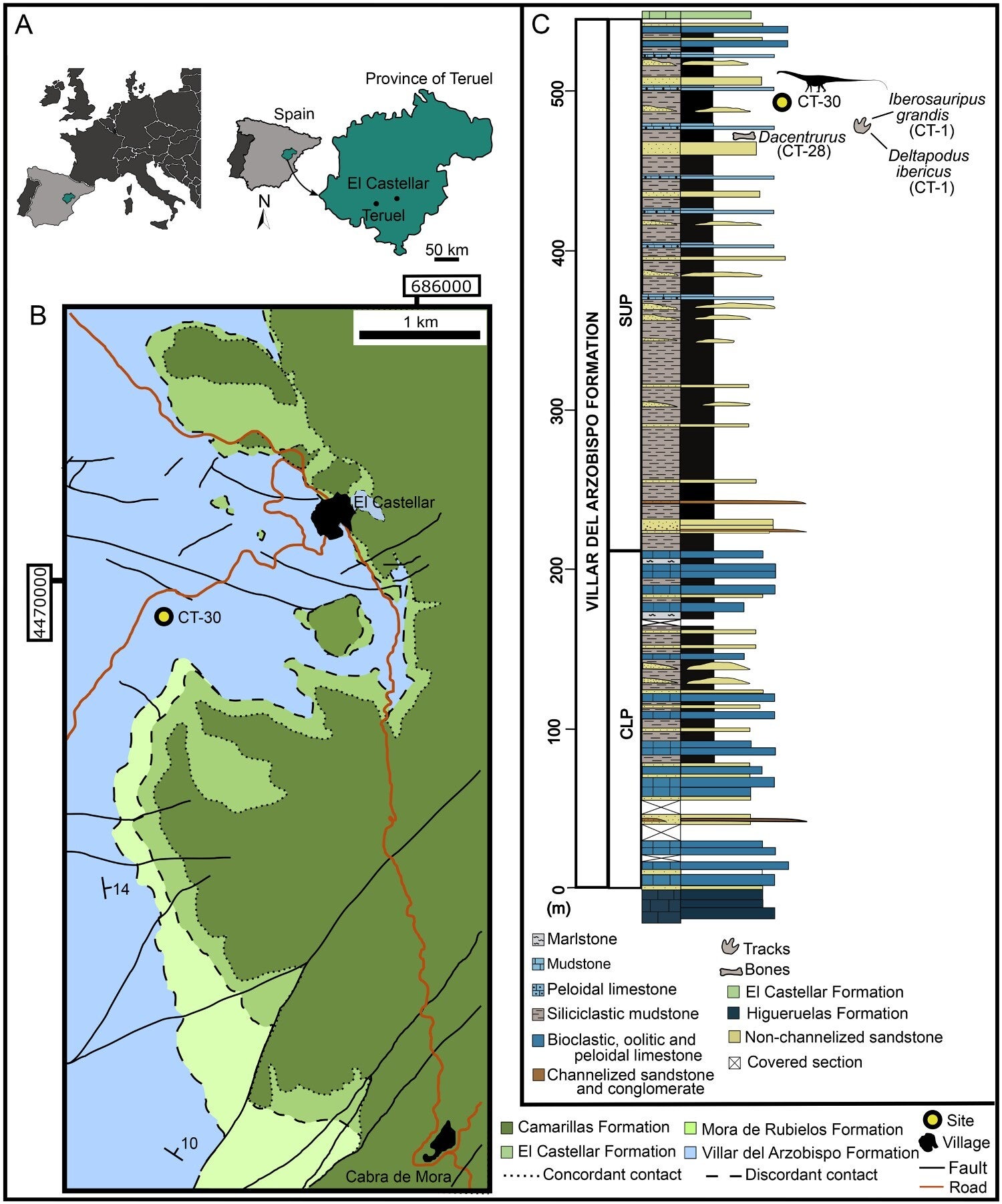 Geographic and geological settings.