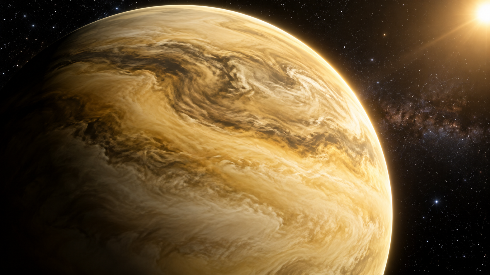Photo: The Brighter Side of News Venus's Clouds May Hold Dark Secret