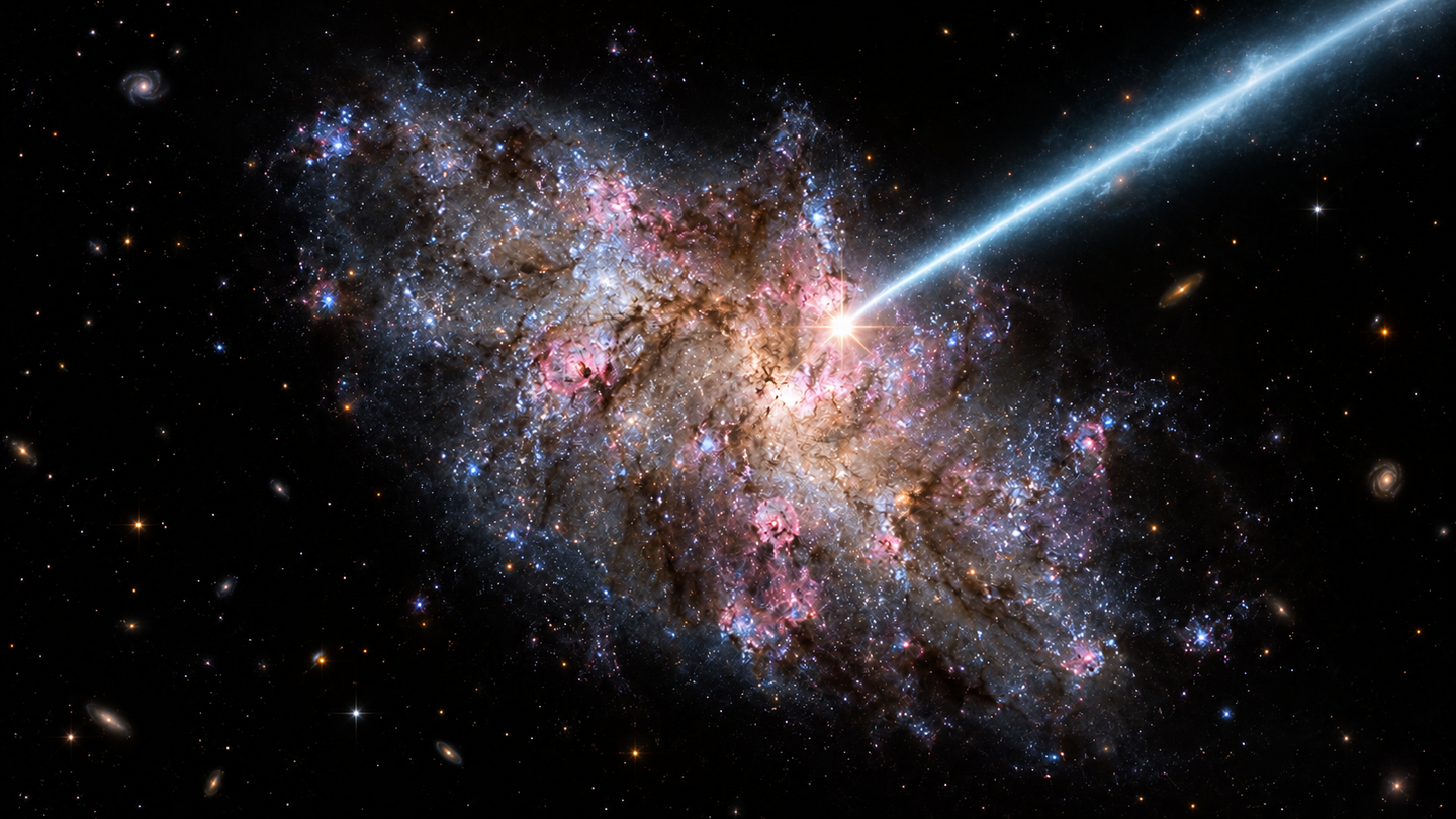 Webb finds the host of a record-distance fast radio burst, revealing a young dwarf galaxy that favors a magnetar origin.