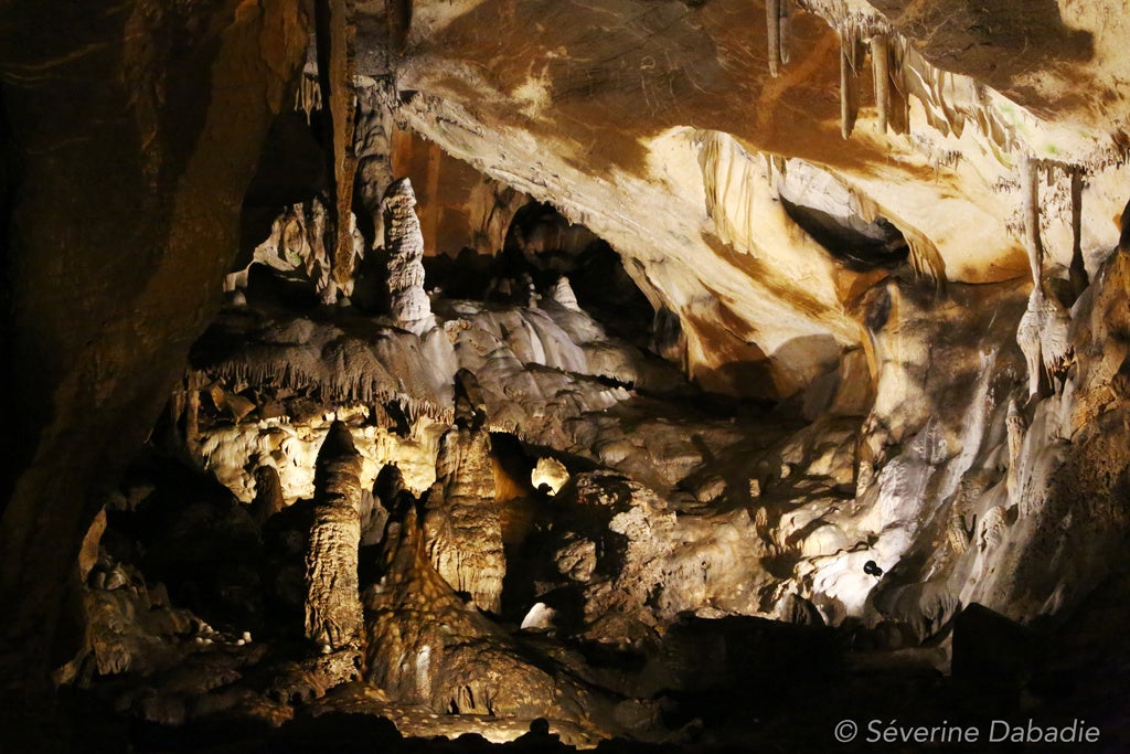 Cave of Isturitz, the cavity in which the bone of a Gravettian woman was found.