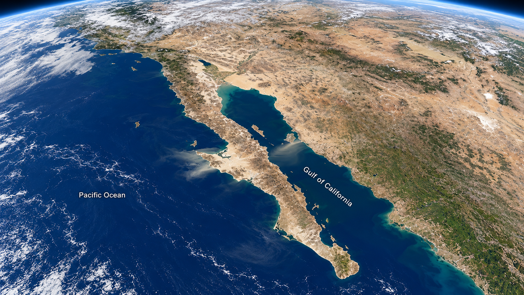 Distant Pacific Subduction Zones May Have Helped Split Baja California From Mexico