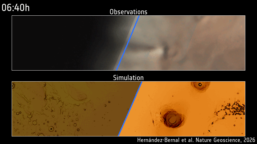 New modelling of Mars’s most striking cloud