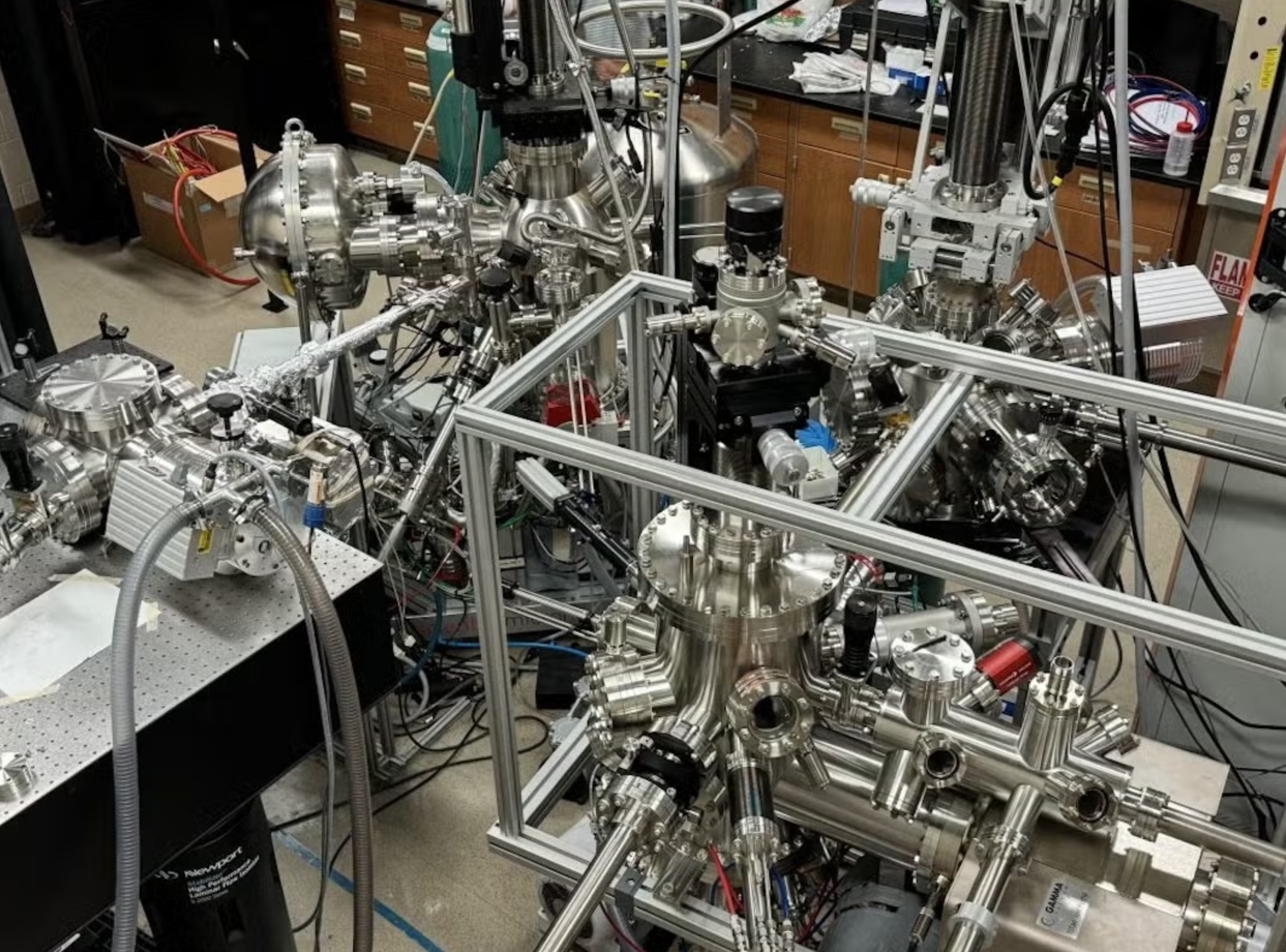 Madhab Neupane’s UCF lab includes molecular beam epitaxy (MBE), angle-resolved photoemission spectroscopy (ARPES) and time-resolved ARPES systems. The Neupane group also conducts measurements at national synchrotron facilities. Measurements for this project were performed at the Advanced Light Source at Lawrence Berkeley National Laboratory and the Stanford Synchrotron Radiation Lightsource. 