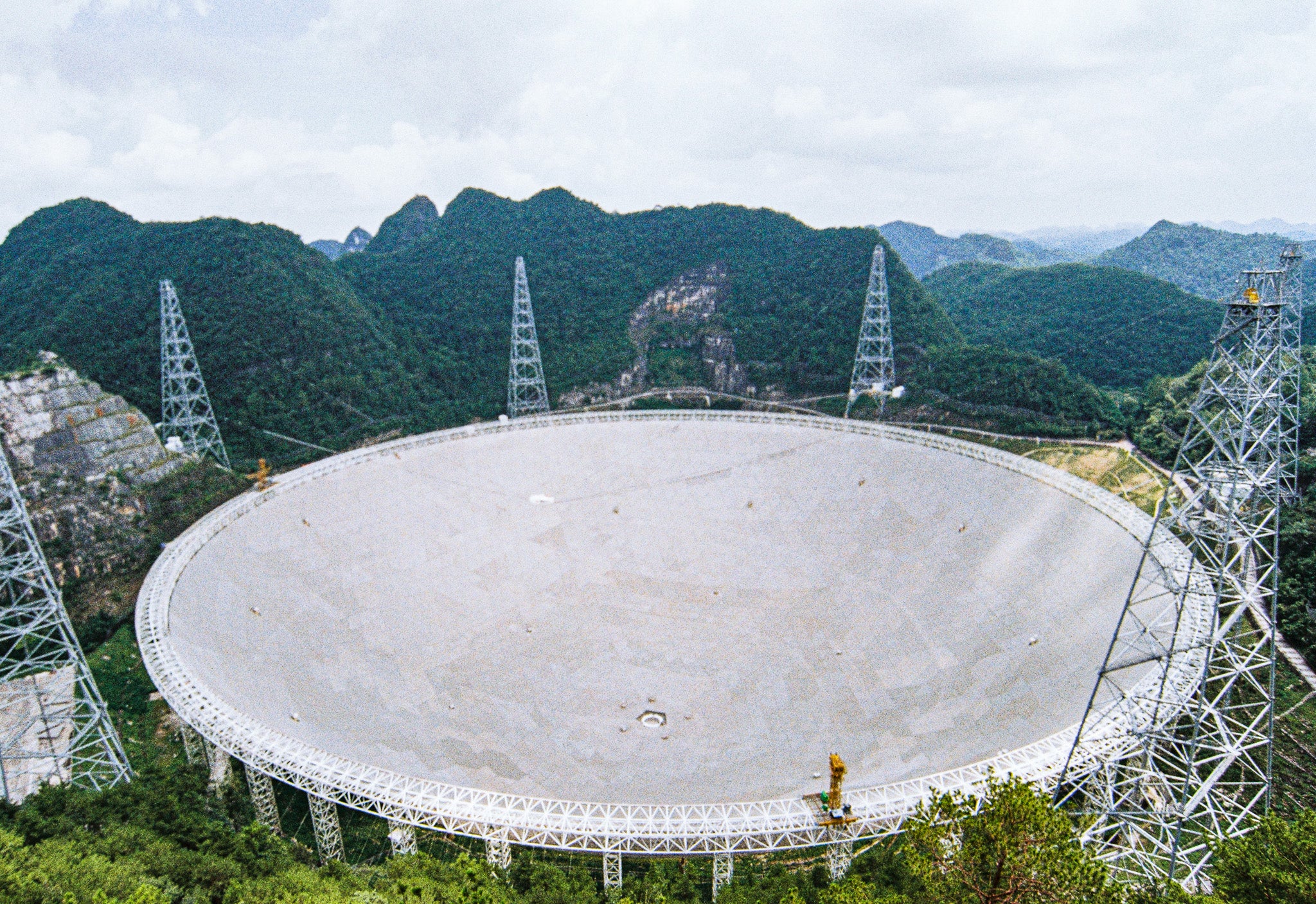 500m Aperture Spherical Radio Telescope located in Guizhou Province, China