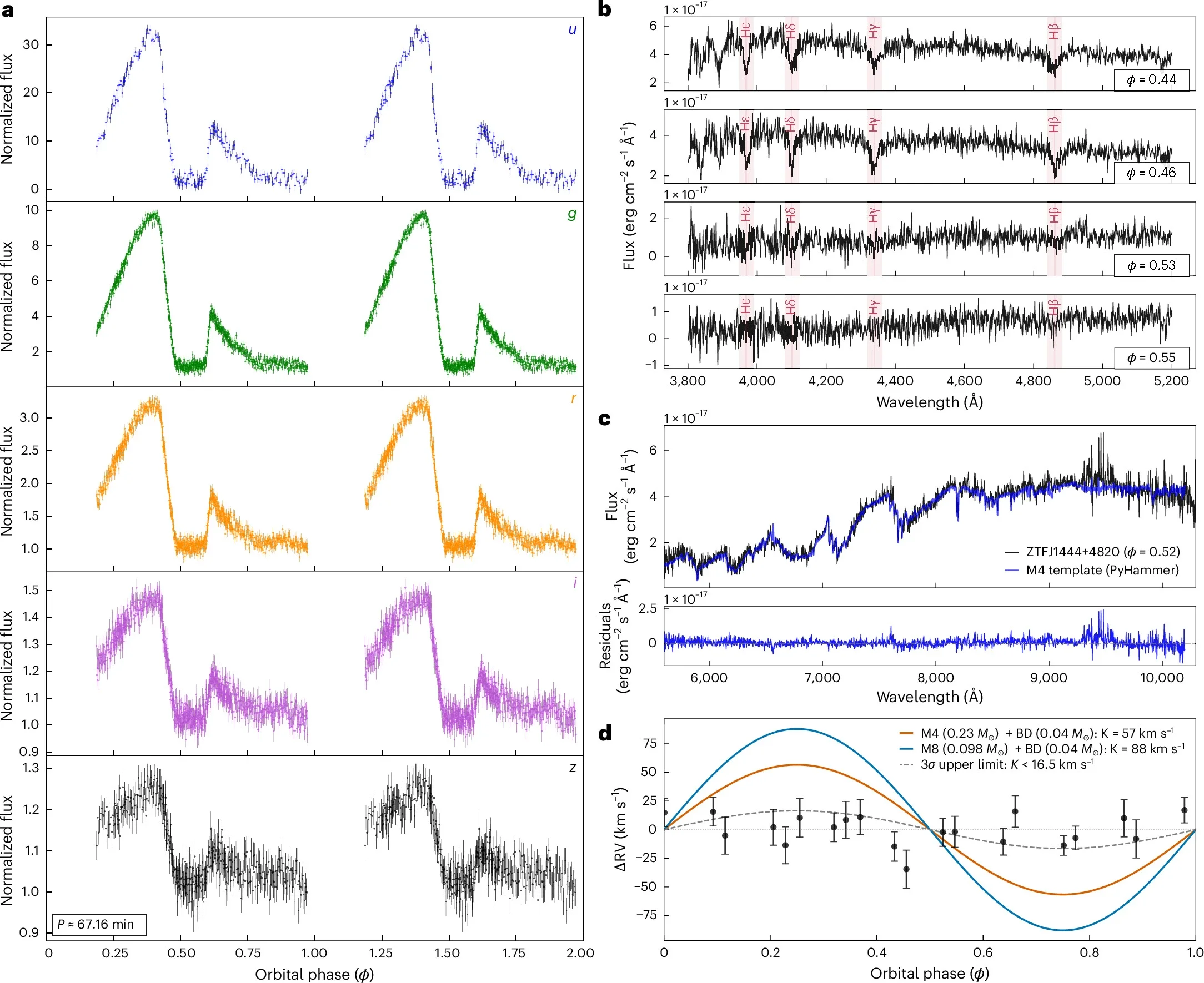 Photometric and spectroscopic observations of ZTF J1444+4820.