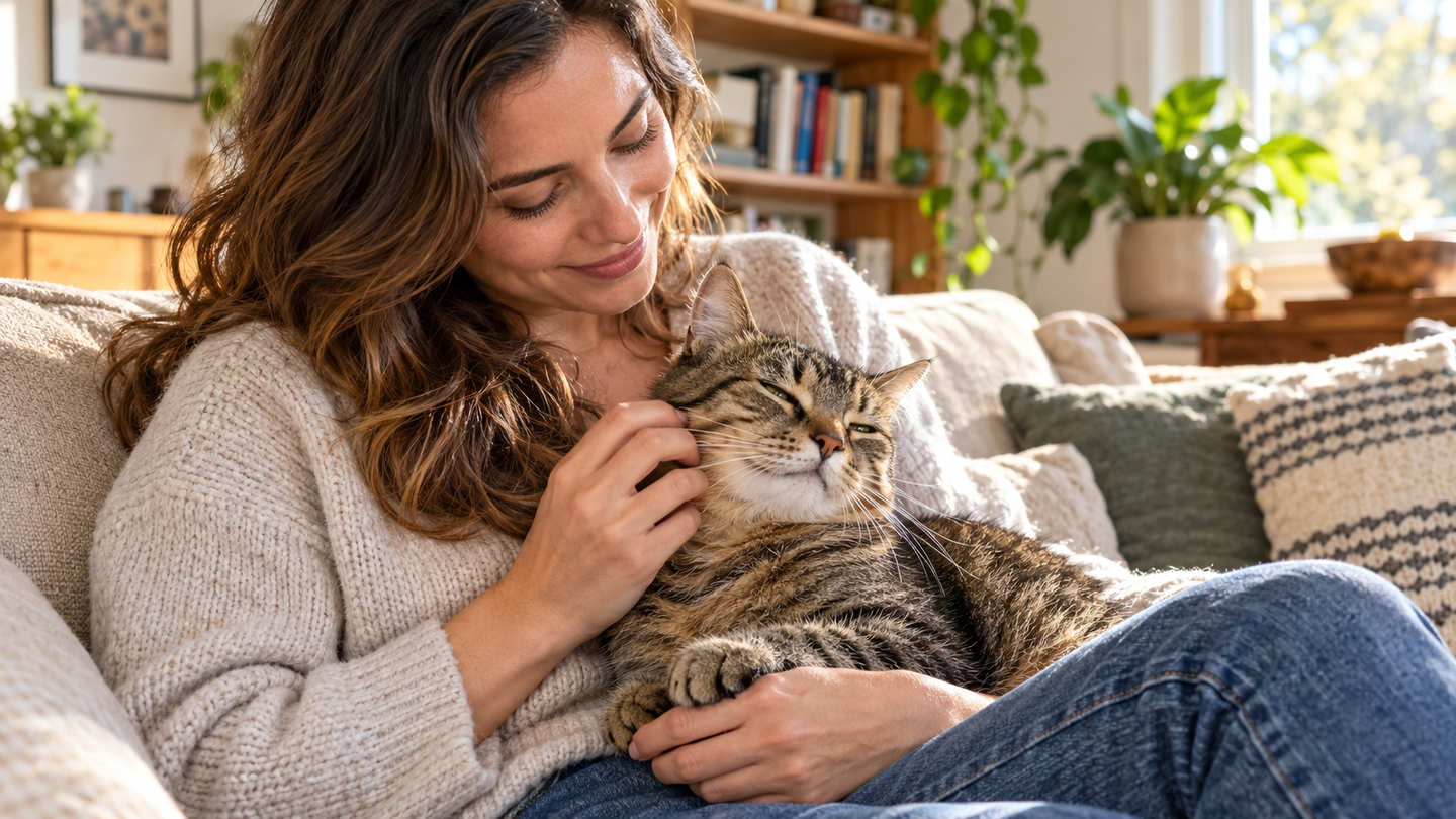 A small study links cat-owner proximity to greater vitality and finds shared oxytocin patterns, without proving cause and effect.