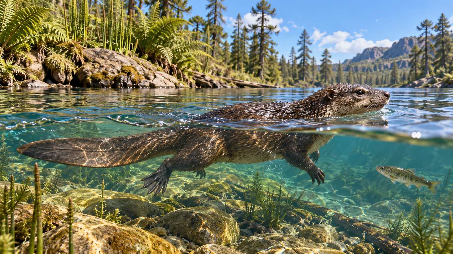 A 165-million-year-old Megacauda sungei fossil reveals swimming adaptations and evidence of an early mammalian swallowing system.