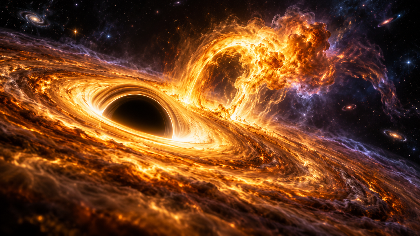 A solar-like black hole eruption in NGC 3783 links X-ray timing and a fast wind to magnetic reconnection.